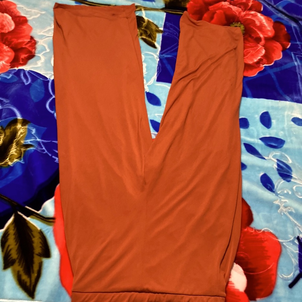 Tangerine flared bottoms comfortable ultra multra beautiful sexy pants 😏🍑🫣🤤
